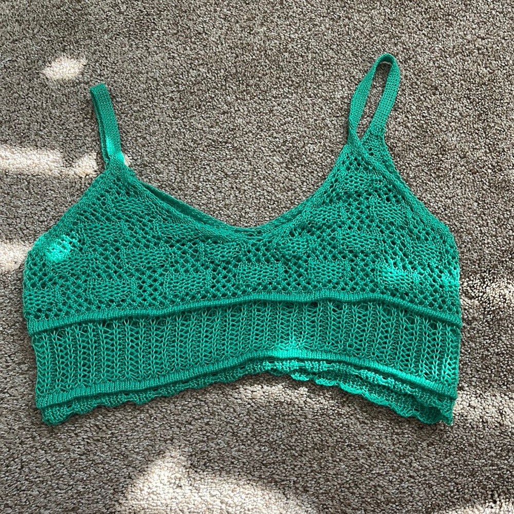 Shein crochet shirt!